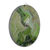 Grüner Leguan Dartscheibe (Vorderseite Links)