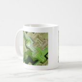 Grüner Leguan Kaffeetasse (Vorderseite Links)