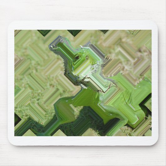 Grüner Leguan Mousepad (Vorne)
