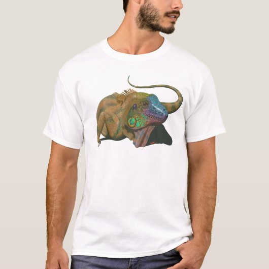 grüner Leguan T-Shirt (Vorderseite)