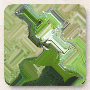 Grüner Leguan Untersetzer