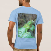 Grüner Leguana-T - Shirt (Rückseite)