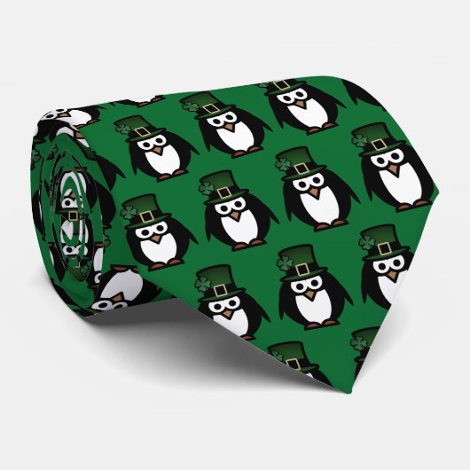 Grüner Leprechaun Cartoon St Patrick's Day Krawatt Krawatte (Gerollt)