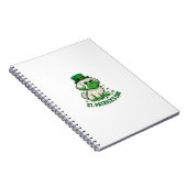 Grüner Leprechaun Shih Tzu St.Patrick's Day Notizblock (Rechte Seite)