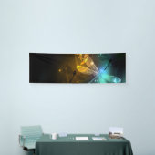 Grüner Libellenflug Banner (Messeveranstaltung)