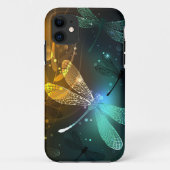 Grüner Libellenflug Case-Mate iPhone Hülle (Rückseite)