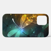 Grüner Libellenflug Case-Mate iPhone Hülle (Rückseite (Horizontal))