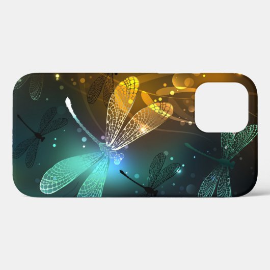 Grüner Libellenflug Case-Mate iPhone Hülle (Rückseite (Horizontal))