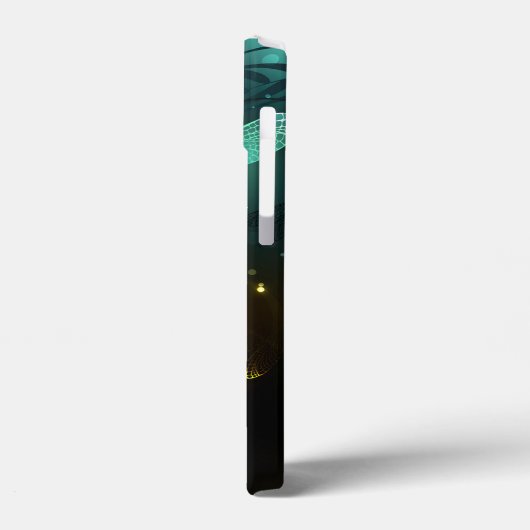 Grüner Libellenflug Case-Mate iPhone Hülle (Rückseite / Links)