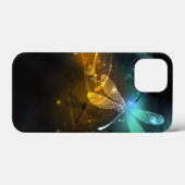 Grüner Libellenflug Case-Mate iPhone Hülle (Rückseite (Horizontal))