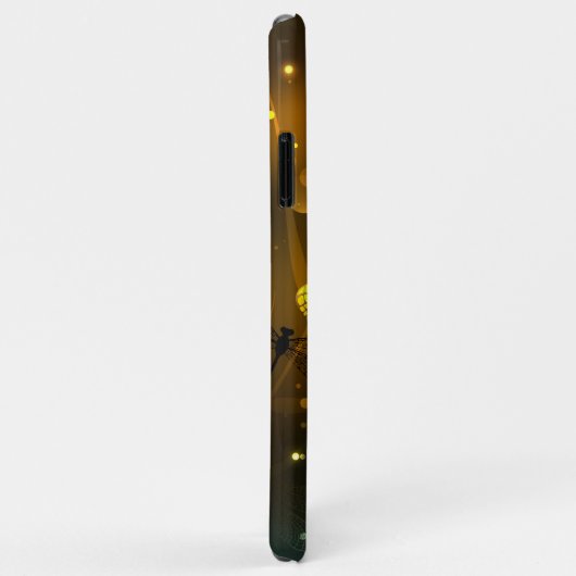 Grüner Libellenflug Case-Mate iPhone Hülle (Hinten/Rechts)