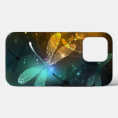 Grüner Libellenflug Case-Mate iPhone Hülle (Rückseite (Horizontal))