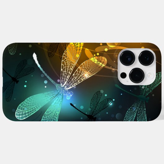 Grüner Libellenflug Case-Mate iPhone Hülle (Rückseite (Horizontal))