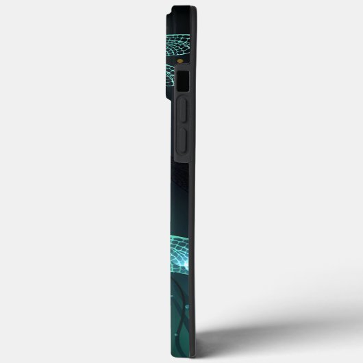 Grüner Libellenflug Case-Mate iPhone Hülle (Rückseite / Links)