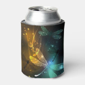 Grüner Libellenflug Dosenkühler (Kanne Vorderseite)