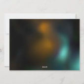 Grüner Libellenflug Feiertagskarte (Rückseite)