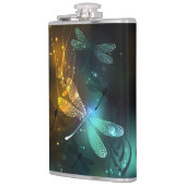 Grüner Libellenflug Flachmann (Links)