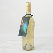 Grüner Libellenflug Flaschenanhänger (Angewinkelt)