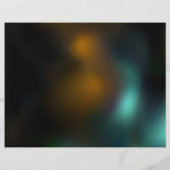 Grüner Libellenflug Flyer (Hinten)