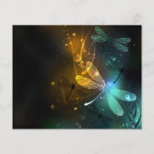 Grüner Libellenflug Flyer (Vorne)