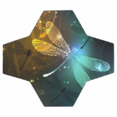 Grüner Libellenflug Fußball (Flach)