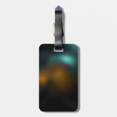 Grüner Libellenflug Gepäckanhänger (Rückseite vertikal)