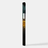 Grüner Libellenflug iPhone Hülle (Rechte Seite)