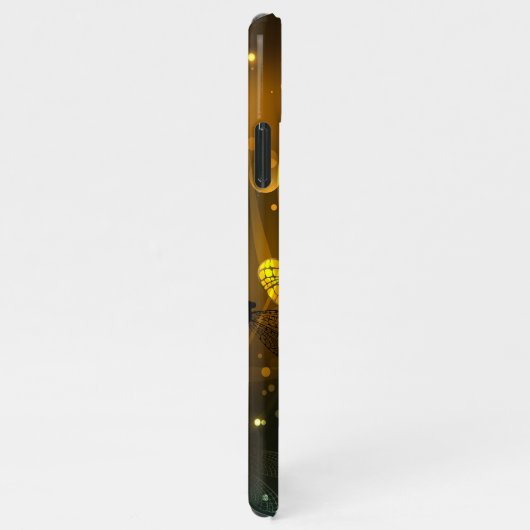 Grüner Libellenflug iPhone Hülle (Rechte Seite)