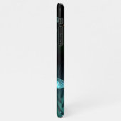 Grüner Libellenflug iPhone Hülle (Linke Seite)