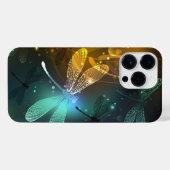 Grüner Libellenflug iPhone Hülle (Rückseite (Horizontal))