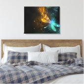 Grüner Libellenflug Leinwanddruck (Insitu (Schlafzimmer))