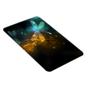 Grüner Libellenflug Magnet (Rechte Seite)