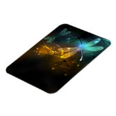 Grüner Libellenflug Magnet (Linke Seite)