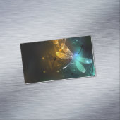 Grüner Libellenflug Magnetische Visitenkarte (Beispiel)