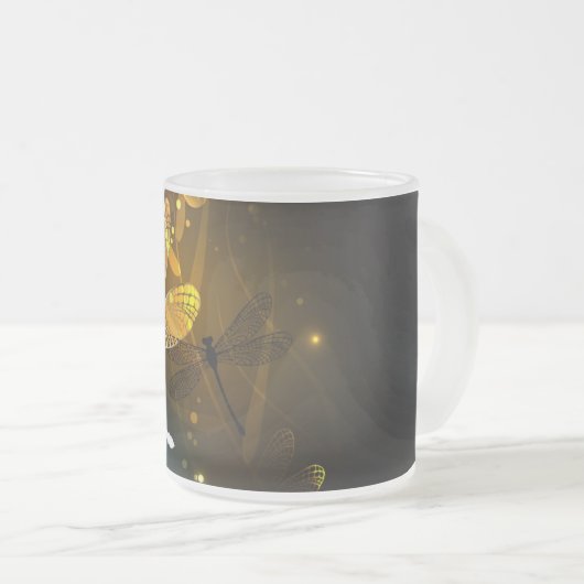 Grüner Libellenflug Mattglastasse (VorderseiteRechts)