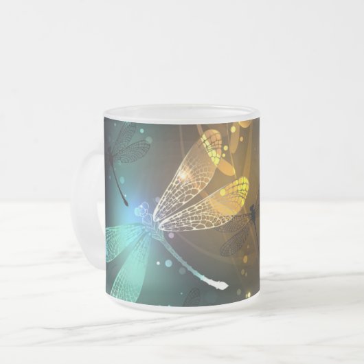 Grüner Libellenflug Mattglastasse (Vorderseite Links)