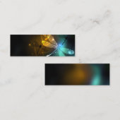 Grüner Libellenflug Mini Visitenkarte (Vorne/Hinten)