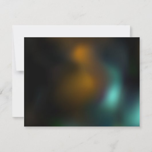 Grüner Libellenflug Mitteilungskarte (Rückseite)