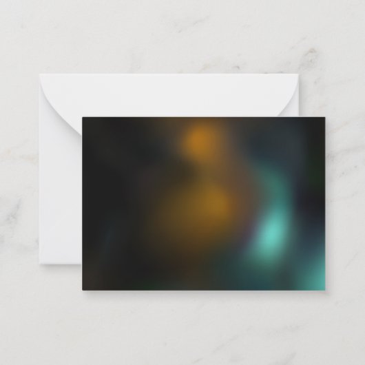 Grüner Libellenflug Mitteilungskarte (Rückseite)