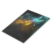 Grüner Libellenflug Notizblock (angewinkelt)