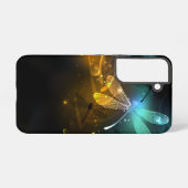 Grüner Libellenflug Samsung Galaxy Hülle (Rückseite (Horizontal))