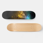 Grüner Libellenflug Skateboard (Horizontal)