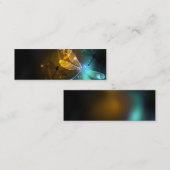 Grüner Libellenflug Treuekarte (Vorne/Hinten)