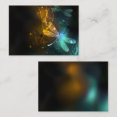 Grüner Libellenflug Visitenkarte (Vorne/Hinten)