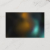 Grüner Libellenflug Visitenkarte (Rückseite)