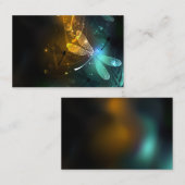 Grüner Libellenflug Visitenkarte (Vorne/Hinten)
