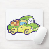 Grüner Lieferwagen-LKW Mousepad (Mit Mouse)