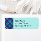 Grüner, Lila und blauer Tartan (Insitu)