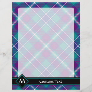 Grüner, Lila und blauer Tartan