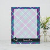 Grüner, Lila und blauer Tartan (Stehend Vorderseite)